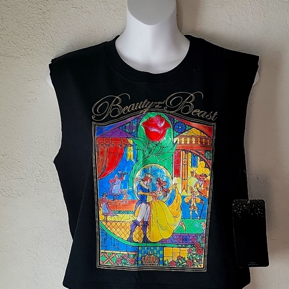 Disney princess Beauty and the Beast tank top